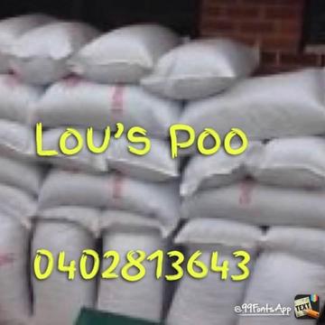 Weedless Sheep Poo - Large bags