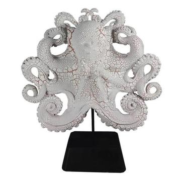 Designer Rustic Sea Coral Octopus Sculpture