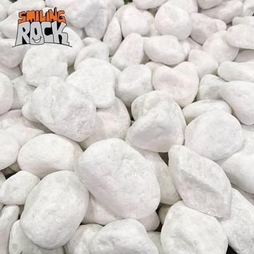 Rounded Snow White Crystal Garden Pebbles