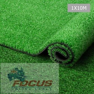 Primeturf Artificial Synthetic Grass 1 x 10m 15mm - Olive Green