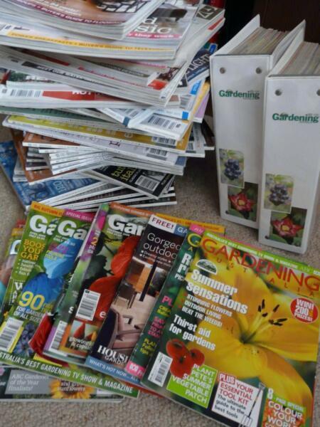 Gardening Australia and House and garden magazines.- free