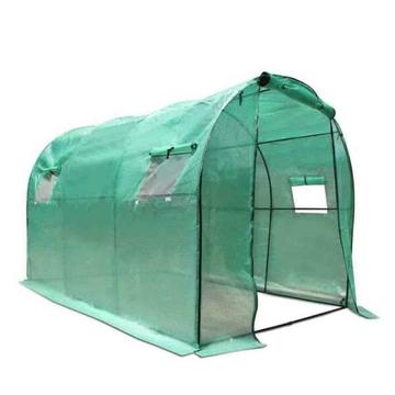 FREE MEL DEL-3x2M Sturdy Garden Greenhouse with Green PE Cover