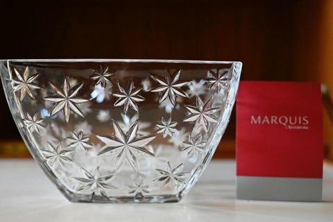 Waterford Marquis crystal bowl with star motif