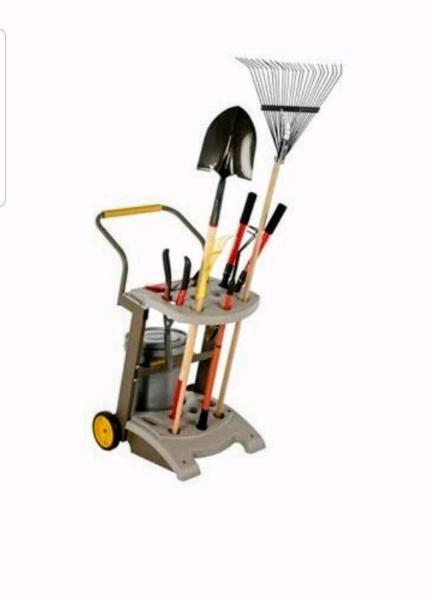 LIFETIME GARDENING ROLLING TOOL BOX CART- ORDERED FROM USA