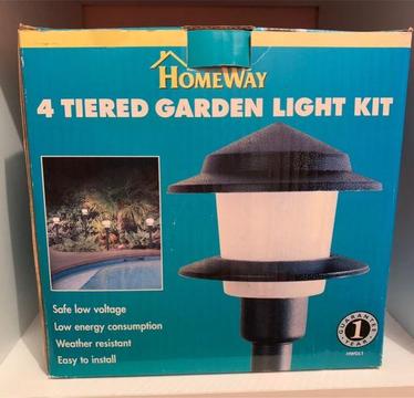 4 tiered garden light kit