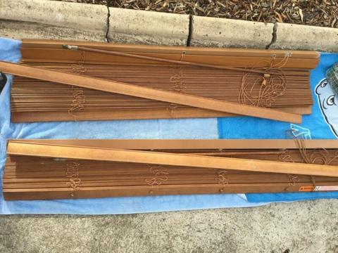 Wooden Venetian Blinds - available today - make an offer