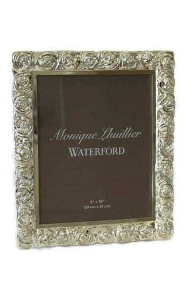 Large Waterford 'Sunday Roses' photo frame by Monique Lhuillier