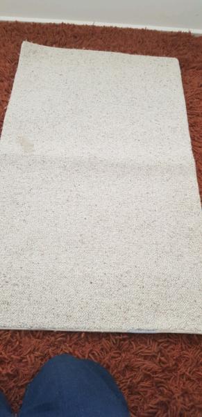 Cedar lane honey wheat 100% pure new wool carpet rug