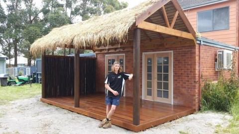 DIY Bali Hut Kits & Decks - visit our DISPLAY CENTRE