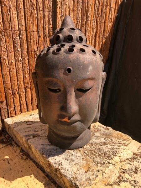 Garden Buddha head