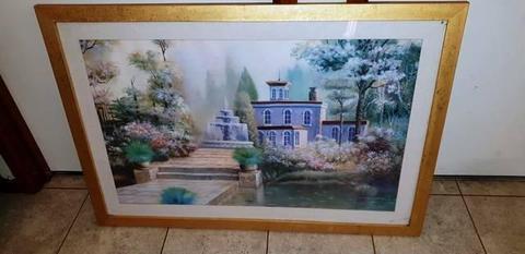 Large Beautiful Framed Picture