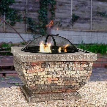Charmate MGO Square Firepit (new)