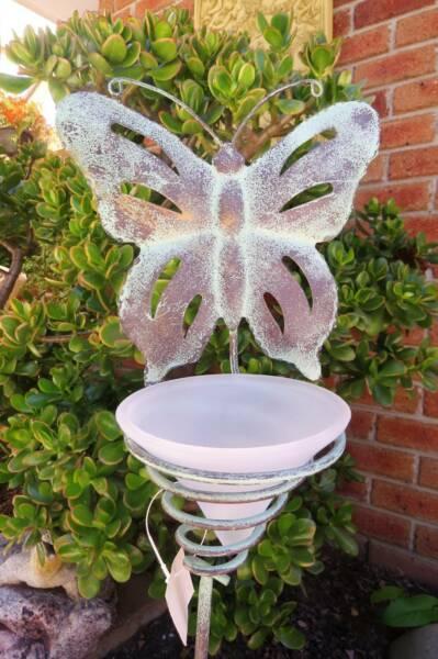 Butterfly Garden Stake Candle Holders (New) x 2 plus others