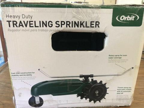 Orbit heavy duty travelling sprinkler