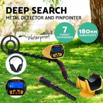 Metal Detector Pinpointer Deep Sensitive Searching LCD Screen