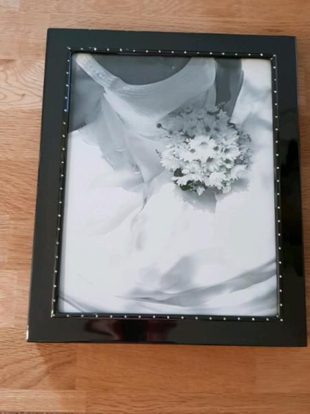 Photo frame with dimante detail