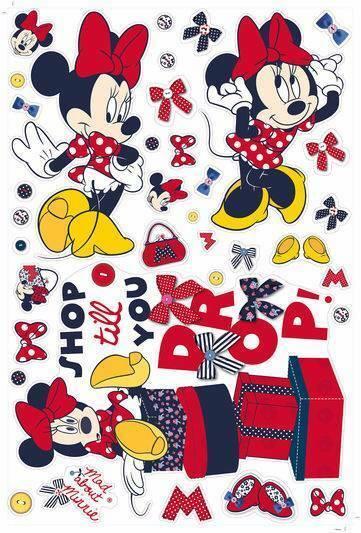 Minnie Mouse, Maxi Wall Sticker Set