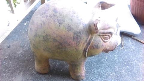 Medium size piggy statue