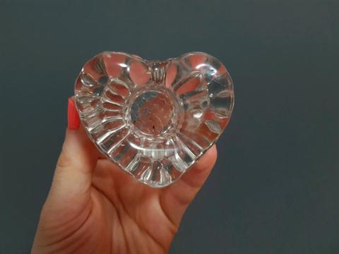 Love heart candle holders