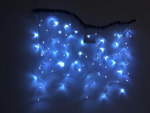 Icicle fairy light wall hanging