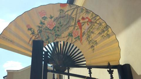 Decorative Chinese Fan Wall Deco