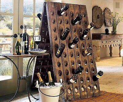 Wooden French champagne rack