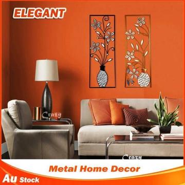 Luxury Modern Flower Art Iron Furnishing Craft Metal Wall Decor