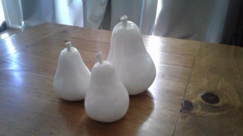 Ceramic pears