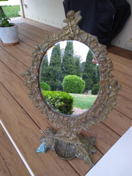 Antique Victorian Style Vanity Mirror