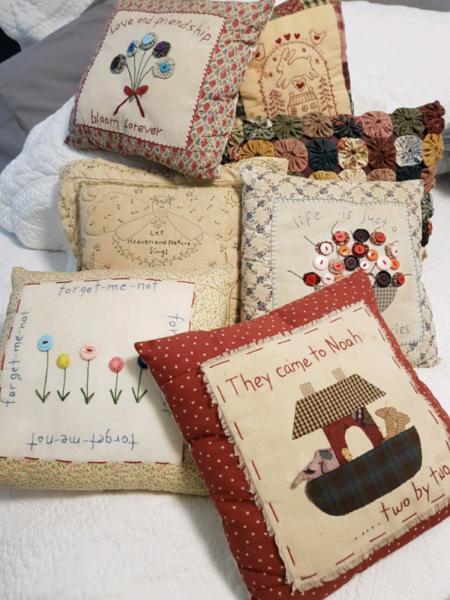 Old home made pillows