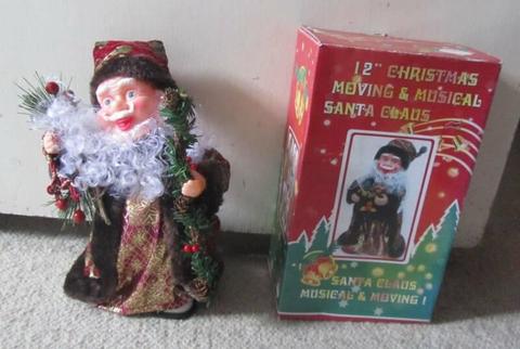 Christmas table decoration Santa about 25cm tall