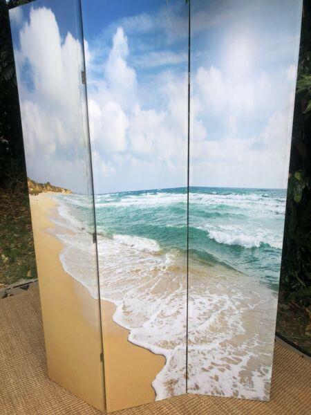 Decorative beach divider
