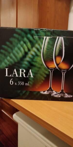 Bohemia Crystal Lara Wine Goblets, 350ml x 6