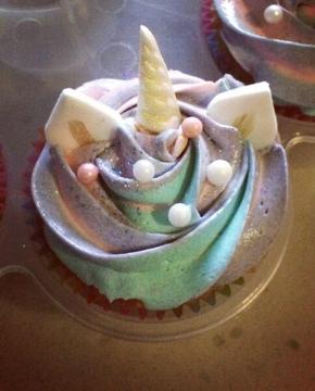 12 Unicorn horn & ears sets edible cupcake toppers