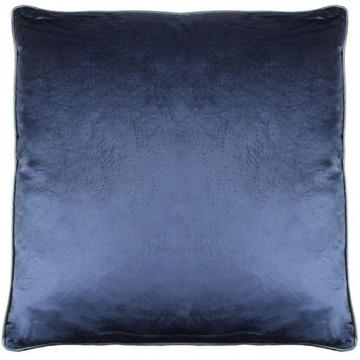 2 Laura Ashley (1 NEW & 1 Used) Midnight Blue Velvet Feel Cushions