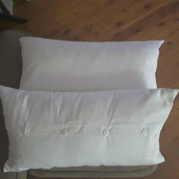 Cushions cream colour never used x 2 matching
