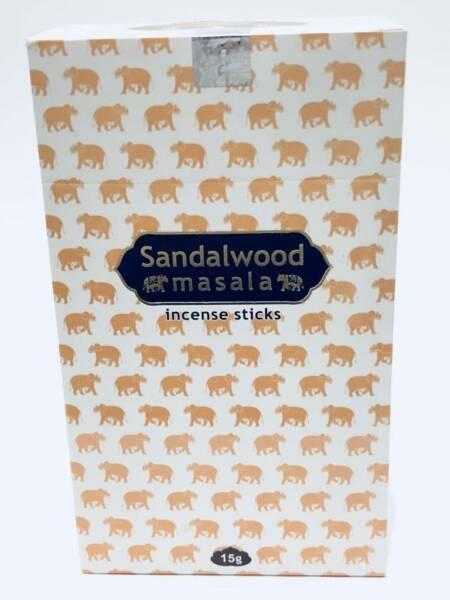 Sandalwood Masala 120 Premium Incense Sticks Pack Kamini Brand
