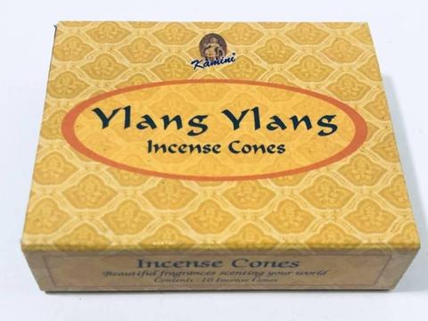 Ylang Ylang Incense Cones Pack Kamini Brand