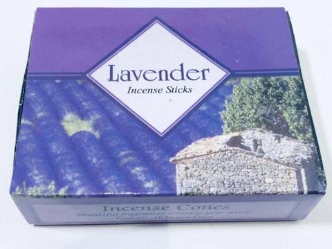 Lavender Incense Cones Pack Kamini Brand