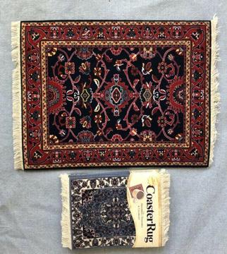 Rug mouse pad and matching coasters NEW