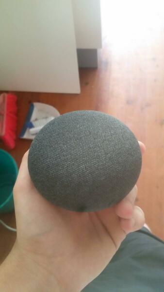 Google home mini charcoal colour. Brand new never been used