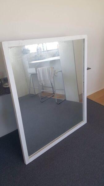 Big White Mirror For Sale