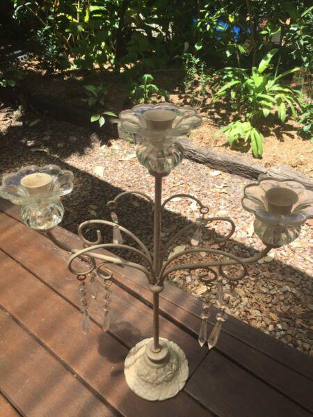 Shabby chic Candle Holders