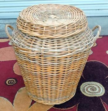 Large Thick Rattan Cane Basket