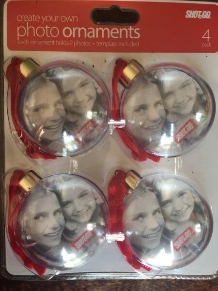 Christmas Baubles - add a special photo to them (never opened)