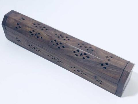 Incense Burner hand carved Rosewood (2 x Sticks 1 x Cones)
