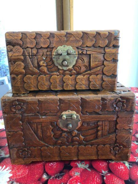 Chinese Camphor Wooden Chests