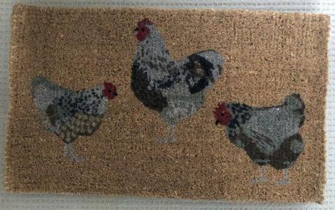 NEW Laura Ashley Doormat, Chicken Designs RRP $99.95