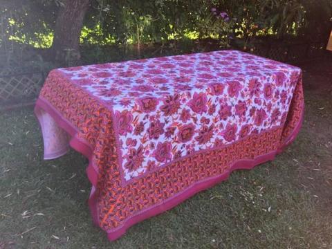 Table Cloth - Summer Floral Carnival (250cm x 210cm)