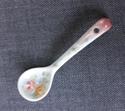 Vintage Floral Display Spoon